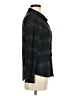 Don't Ask Why 100% Viscose Plaid Black Long Sleeve Button-Down Shirt One size - photo 4