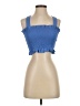 Assorted Brands 100% Polyester Blue Sleeveless Top Size S - photo 1