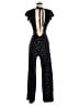 Lulus 100% Rayon Polka Dots Black Jumpsuit Size M - photo 2