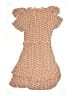 Walter Baker 100% Polyester Print Tan Brown Casual Dress Size 0 - photo 2