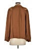 Lucky Brand 100% Polyester Brown Long Sleeve Blouse Size S - photo 2