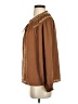 Lucky Brand 100% Polyester Brown Long Sleeve Blouse Size S - photo 5