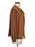 Lucky Brand 100% Polyester Brown Long Sleeve Blouse Size S - photo 4