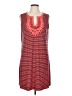 Harper Stripes Red Casual Dress Size L - photo 1