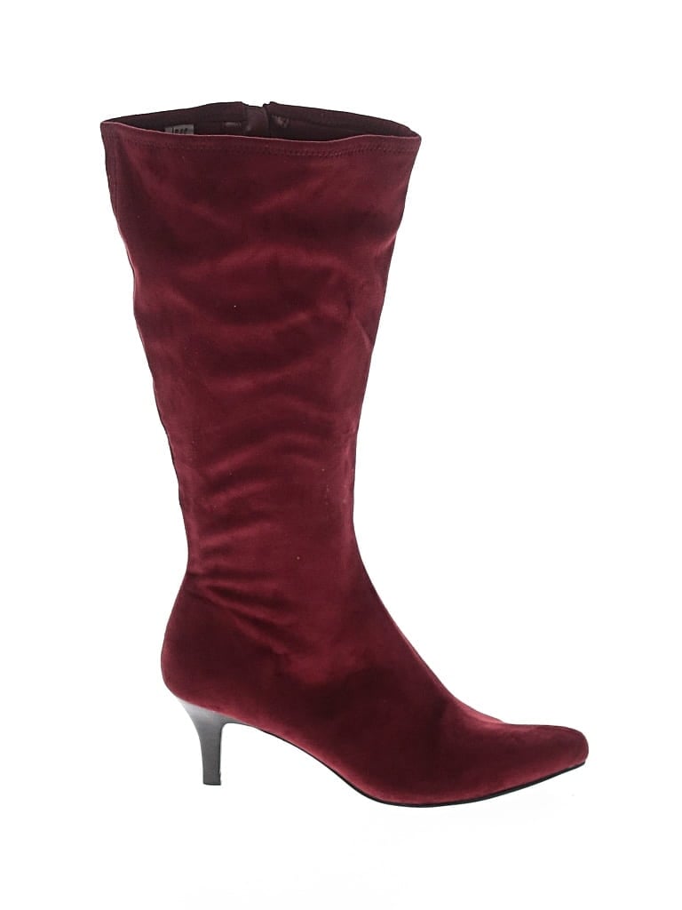 Pre-owned Impo Boots In Burgundy