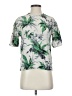 Equipment Tropical Green Short Sleeve Blouse Size XS - photo 1