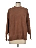 Zesica Solid Brown Pullover Sweater Size M - photo 1
