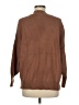 Zesica Solid Brown Pullover Sweater Size M - photo 2