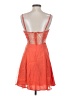 Lush 100% Polyester Hearts Orange Cocktail Dress Size S - photo 2