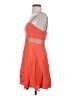 Lush 100% Polyester Hearts Orange Cocktail Dress Size S - photo 5