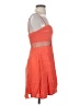 Lush 100% Polyester Hearts Orange Cocktail Dress Size S - photo 4