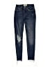 We the Free 100% Cotton Hearts Blue Jeans Size 24 waist - photo 1
