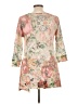 Cubism Floral Tan Casual Dress Size L - photo 2