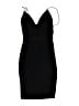 Missguided Solid Black Cocktail Dress Size 4 - photo 2