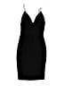 Missguided Solid Black Cocktail Dress Size 4 - photo 1