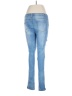 Bamboo Color Block Blue Jeans Size 7 - 8 - photo 2