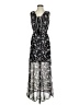 Maurices 100% Polyester Paisley Black Casual Dress Size XS - photo 1