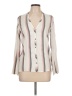 Maje Stripes Ivory Long Sleeve Blouse Size Lg (3) - photo 1
