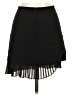 Sandro Solid Black Casual Skirt Size Sm (1) - photo 2