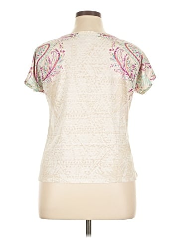 Christopher & Banks Short Sleeve T-Shirt (view 2)