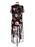 Calvin Klein 100% Polyester Floral Black Casual Dress Size M - photo 2
