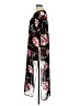Calvin Klein 100% Polyester Floral Black Casual Dress Size M - photo 5