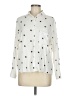 Skylar + Madison Stars Ivory Long Sleeve Blouse Size M - photo 1