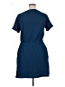 Unbranded Solid Blue Casual Dress Size L - photo 2