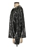 Zara Metallic Silver Long Sleeve Top Size S - photo 5