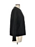 Unbranded 100% Polyester Solid Black Pullover Sweater Size L - photo 4