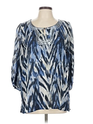 Rebecca Malone 3/4 Sleeve Blouse (view 1)