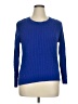 Karen Scott 100% Cotton Blue Pullover Sweater Size XL - photo 1