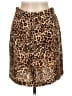 Nicholas 100% Silk Animal Print Brown Silk Skirt Size 8 - photo 2
