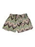 Dina Be Chevron-herringbone Green Shorts Size S - photo 1