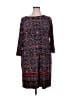 Wisp Paisley Burgundy Casual Dress Size 18W - photo 1