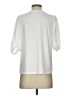 Shein White Short Sleeve Blouse Size 4 - photo 2