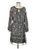Studio M Paisley Gray Casual Dress Size L - photo 1