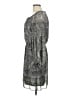 Studio M Paisley Gray Casual Dress Size L - photo 5