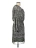 Studio M Paisley Gray Casual Dress Size L - photo 4
