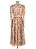 Mac Duggal 100% Polyester Paisley Tan Cocktail Dress Size 8 - photo 2