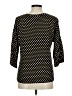 Nine West 100% Viscose Polka Dots Black 3/4 Sleeve Blouse Size M - photo 2