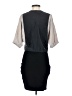 Mason 100% Silk Gray Casual Dress Size S - photo 2