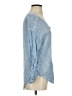 LA Hearts 100% Rayon Blue 3/4 Sleeve Blouse Size S - photo 4