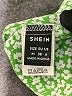 Shein 100% Polyester Print Green Casual Skirt Size 6 - photo 4