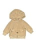 Carter's 100% Polyester Tan Zip Up Hoodie 0-3 MO / 3 MO - photo 1