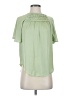 Vince Camuto 100% Polyester Green Short Sleeve Blouse Size XS - photo 1