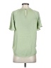 Vince Camuto 100% Polyester Green Short Sleeve Blouse Size XS - photo 2