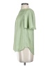 Vince Camuto 100% Polyester Green Short Sleeve Blouse Size XS - photo 5