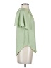 Vince Camuto 100% Polyester Green Short Sleeve Blouse Size XS - photo 4
