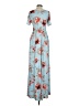 Ella Mara Floral Blue Casual Dress Size S - photo 2